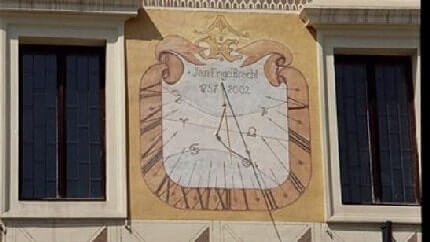 Фрагмент історичного годинника з 1797 р.