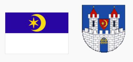 Прапор і герб міста Лоуни (Louny)