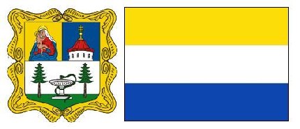 Герб і прапор міста Маріанське Лазні