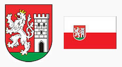 Герб і прапор міста Німбурк, Чехія