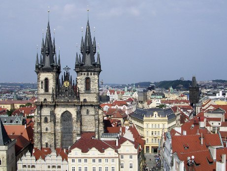 Вигляд на центральну площу Праги